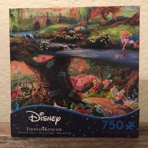 Disney Thomas Kinkade Alice in Wonderland Puzzle